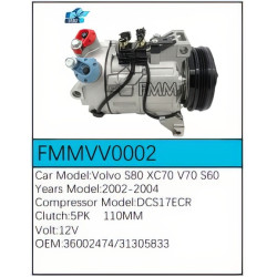 PartzBiz CE FMMVV0002 - Compressor for Volvo - FMMVV0002 PartzBiz CE FMMVV0002 - Compressor for Volvo - FMMVV0002