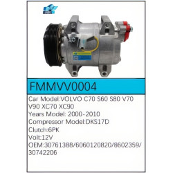 PartzBiz CE FMMVV0004 - Compressor for Volvo - FMMVV0004 PartzBiz CE FMMVV0004 - Compressor for Volvo - FMMVV0004