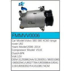 PartzBiz CE FMMVV0006 - Compressor for Volvo - FMMVV0006 PartzBiz CE FMMVV0006 - Compressor for Volvo - FMMVV0006