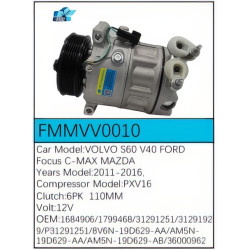 PartzBiz CE FMMVV0010 - Compressor for Volvo - FMMVV0010 PartzBiz CE FMMVV0010 - Compressor for Volvo - FMMVV0010