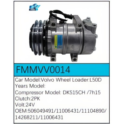 PartzBiz CE: -Compressor for Volvo - FMMVV0014 PartzBiz CE: -Compressor for Volvo - FMMVV0014