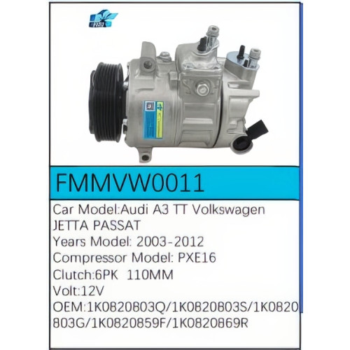 PartzBiz CE: -สำหรับคอมเพรสเซอร์ Volkswagen - FMMVW0011