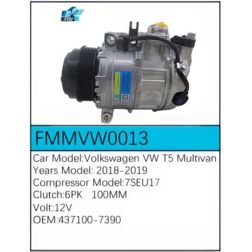 PartzBiz CE: -Compressor for Volkswagen - FMMVW0013 PartzBiz CE: -Compressor for Volkswagen - FMMVW0013