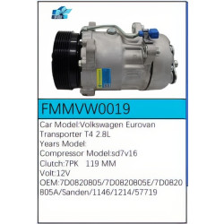 PartzBiz CE FMMVW0019 - Compressor for Volkswagen - FMMVW0019 PartzBiz CE FMMVW0019 - Compressor for Volkswagen - FMMVW0019