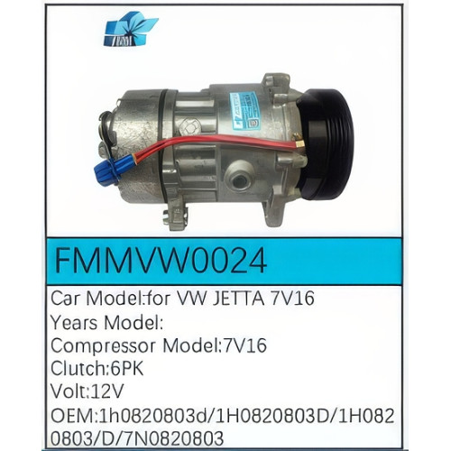 PartzBiz CE: -Compressor for Volkswagen - FMMVW0024 PartzBiz CE: -Compressor for Volkswagen - FMMVW0024