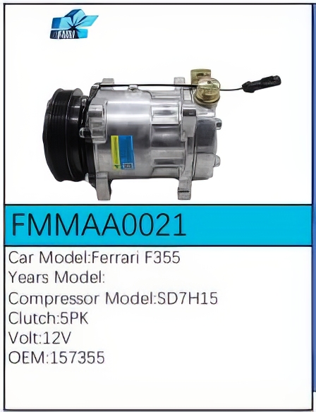 PartzBiz CE: -สำหรับคอมเพรสเซอร์ Ferrari - FMMAA0021 PartzBiz CE: -สำหรับคอมเพรสเซอร์ Ferrari - FMMAA0021