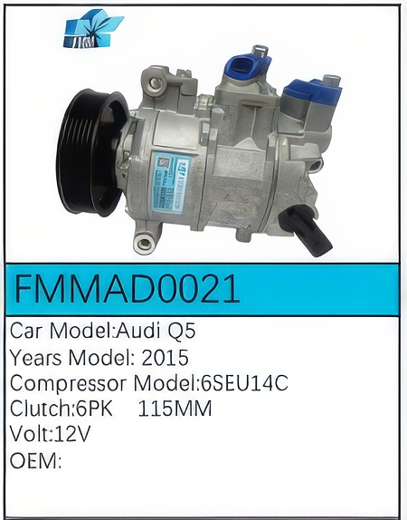 PartzBiz CE: -Compressor for Audi - FMMAD0021 PartzBiz CE: -Compressor for Audi - FMMAD0021
