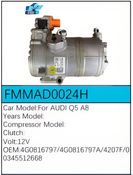 PartzBiz CE: -สำหรับคอมเพรสเซอร์ Audi - FMMAD0024H PartzBiz CE: -สำหรับคอมเพรสเซอร์ Audi - FMMAD0024H