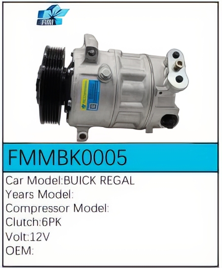 PartzBiz CE: -สำหรับคอมเพรสเซอร์ Buick - FMMBK0005 PartzBiz CE: -สำหรับคอมเพรสเซอร์ Buick - FMMBK0005