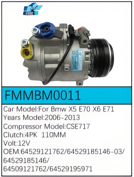 PartzBiz CE: -สำหรับคอมเพรสเซอร์ BMW - FMMBM0011 PartzBiz CE: -สำหรับคอมเพรสเซอร์ BMW - FMMBM0011