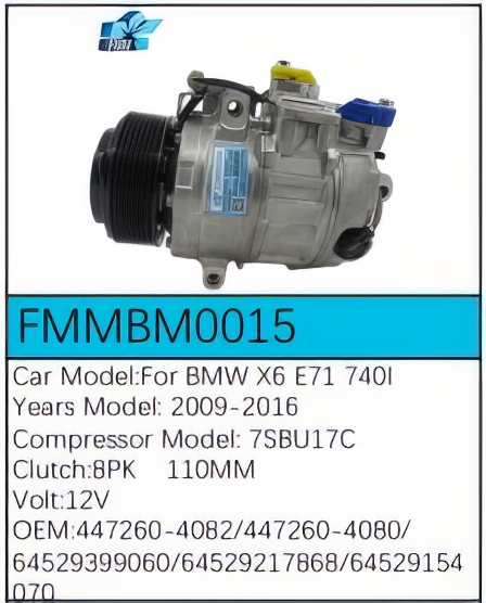 PartzBiz CE: -สำหรับคอมเพรสเซอร์ BMW - FMMBM0015 PartzBiz CE: -สำหรับคอมเพรสเซอร์ BMW - FMMBM0015
