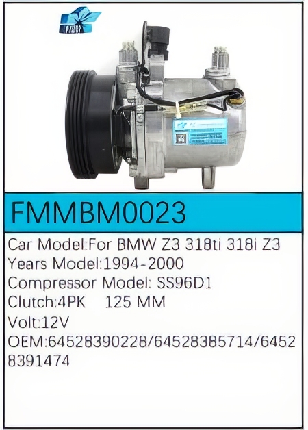 PartzBiz CE: -สำหรับคอมเพรสเซอร์ BMW - FMMBM0023 PartzBiz CE: -สำหรับคอมเพรสเซอร์ BMW - FMMBM0023