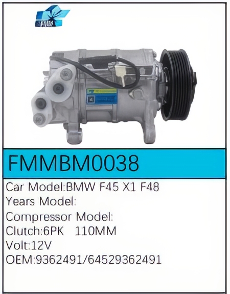 PartzBiz CE: -Compressor for BMW - FMMBM0038 PartzBiz CE: -Compressor for BMW - FMMBM0038