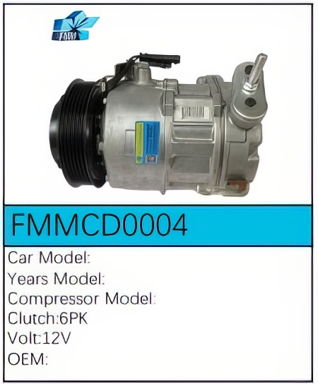 PartzBiz CE: -Compressor for Cadillac - FMMCD0004 PartzBiz CE: -Compressor for Cadillac - FMMCD0004