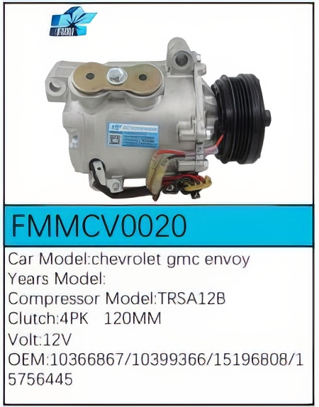 PartzBiz CE: -สำหรับคอมเพรสเซอร์ Chevrolet - FMMCV0020 PartzBiz CE: -สำหรับคอมเพรสเซอร์ Chevrolet - FMMCV0020