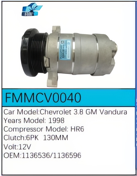 PartzBiz CE: -สำหรับคอมเพรสเซอร์ Chevrolet - FMMCV0040 PartzBiz CE: -สำหรับคอมเพรสเซอร์ Chevrolet - FMMCV0040