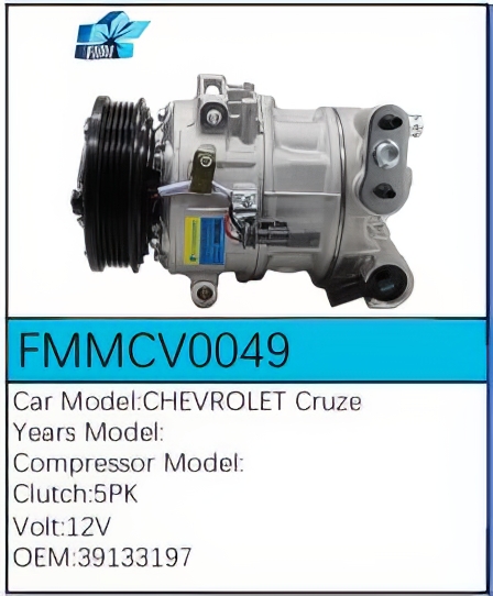 PartzBiz CE: -สำหรับคอมเพรสเซอร์ Chevrolet - FMMCV0049 PartzBiz CE: -สำหรับคอมเพรสเซอร์ Chevrolet - FMMCV0049