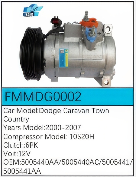 PartzBiz CE: -สำหรับคอมเพรสเซอร์ Dodge - FMMDG0002 PartzBiz CE: -สำหรับคอมเพรสเซอร์ Dodge - FMMDG0002