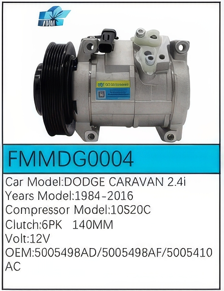 PartzBiz CE: -สำหรับคอมเพรสเซอร์ Dodge - FMMDG0004 PartzBiz CE: -สำหรับคอมเพรสเซอร์ Dodge - FMMDG0004