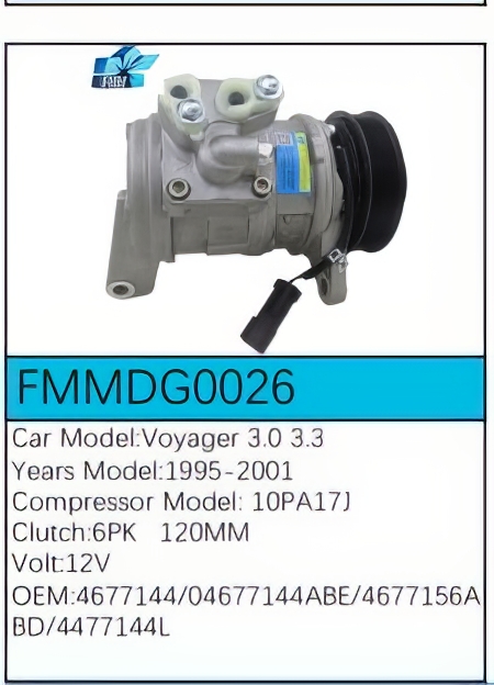 PartzBiz CE: -Compressor for Dodge - FMMDG0026 PartzBiz CE: -Compressor for Dodge - FMMDG0026