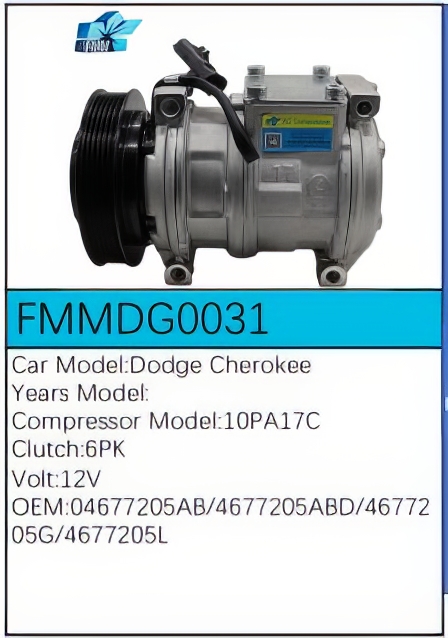 PartzBiz CE: -สำหรับคอมเพรสเซอร์ Dodge - FMMDG0031 PartzBiz CE: -สำหรับคอมเพรสเซอร์ Dodge - FMMDG0031