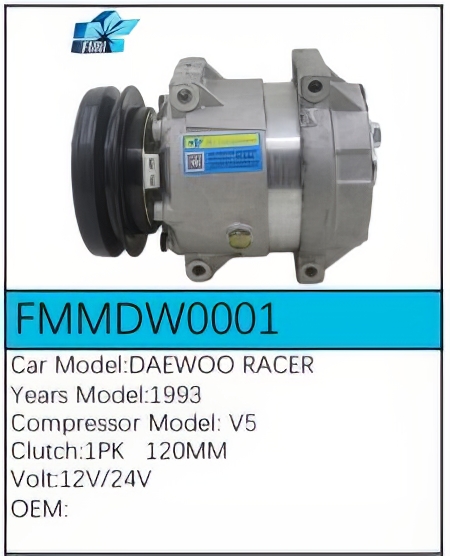 PartzBiz CE: -สำหรับคอมเพรสเซอร์ Daewoo - FMMDW0001 PartzBiz CE: -สำหรับคอมเพรสเซอร์ Daewoo - FMMDW0001