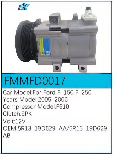 PartzBiz CE: -Compressor for Ford - FMMFD0017 PartzBiz CE: -Compressor for Ford - FMMFD0017