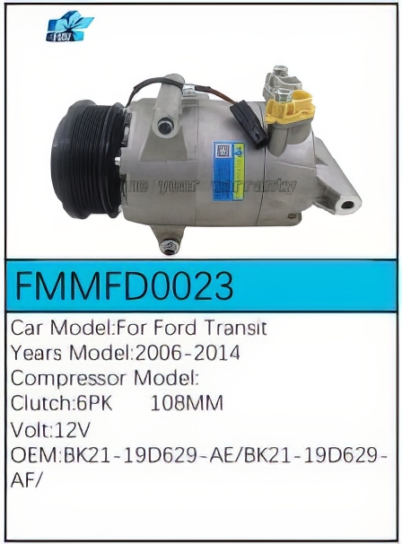 PartzBiz CE: -สำหรับคอมเพรสเซอร์ Ford - FMMFD0023 PartzBiz CE: -สำหรับคอมเพรสเซอร์ Ford - FMMFD0023