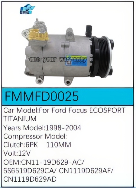PartzBiz CE: -Compressor for Ford - FMMFD0025 PartzBiz CE: -Compressor for Ford - FMMFD0025