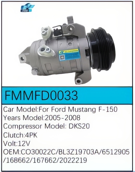 PartzBiz CE: -สำหรับคอมเพรสเซอร์ Ford - FMMFD0033 PartzBiz CE: -สำหรับคอมเพรสเซอร์ Ford - FMMFD0033