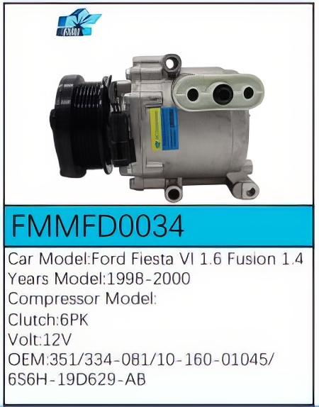 PartzBiz CE: -Compressor for Ford - FMMFD0034 PartzBiz CE: -Compressor for Ford - FMMFD0034