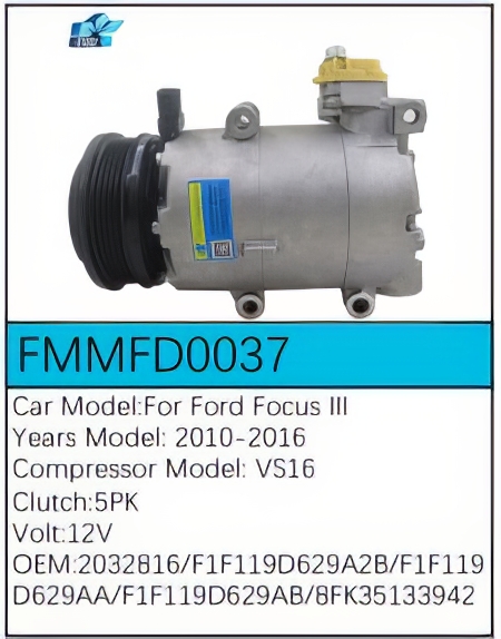PartzBiz CE: -Compressor for Ford - FMMFD0037 PartzBiz CE: -Compressor for Ford - FMMFD0037