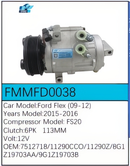 PartzBiz CE: -Compressor for Ford - FMMFD0038 PartzBiz CE: -Compressor for Ford - FMMFD0038