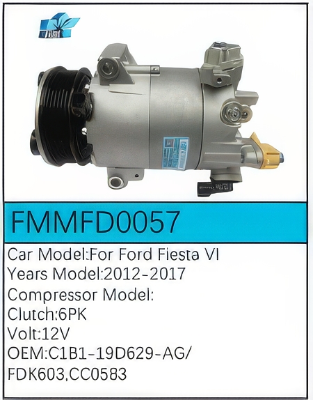 PartzBiz CE: -สำหรับคอมเพรสเซอร์ Ford - FMMFD0057 PartzBiz CE: -สำหรับคอมเพรสเซอร์ Ford - FMMFD0057