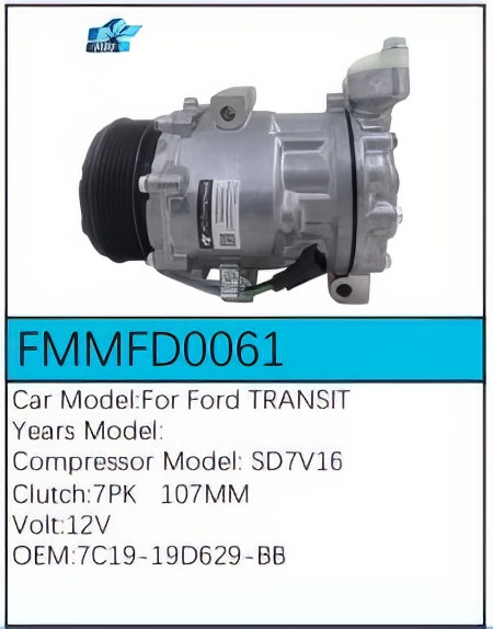 PartzBiz CE: -Compressor for Ford - FMMFD0061 PartzBiz CE: -Compressor for Ford - FMMFD0061