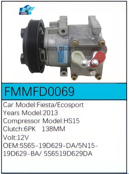 PartzBiz CE: -Compressor for Ford - FMMFD0069 PartzBiz CE: -Compressor for Ford - FMMFD0069