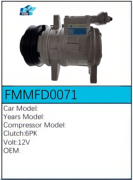 PartzBiz CE: -คอมเพรสเซอร์ FMMFD0071 PartzBiz CE: -คอมเพรสเซอร์ FMMFD0071