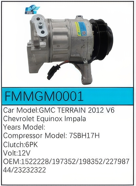 PartzBiz CE: -สำหรับคอมเพรสเซอร์ GMC - FMMGM0001 PartzBiz CE: -สำหรับคอมเพรสเซอร์ GMC - FMMGM0001
