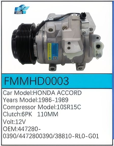PartzBiz CE: -สำหรับคอมเพรสเซอร์ Honda - FMMHD0003 PartzBiz CE: -สำหรับคอมเพรสเซอร์ Honda - FMMHD0003