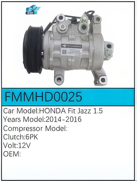 PartzBiz CE: -Compressor for Honda - FMMHD0025 PartzBiz CE: -Compressor for Honda - FMMHD0025