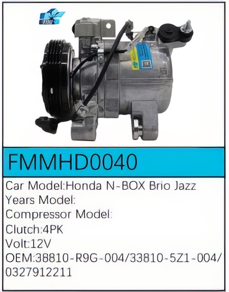 PartzBiz CE: -Compressor for Honda - FMMHD0040 PartzBiz CE: -Compressor for Honda - FMMHD0040
