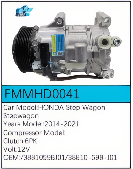 PartzBiz CE: -Compressor for Honda - FMMHD0041 PartzBiz CE: -Compressor for Honda - FMMHD0041