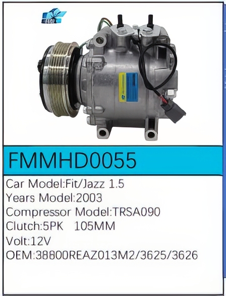 PartzBiz CE: -Compressor for Honda - FMMHD0055 PartzBiz CE: -Compressor for Honda - FMMHD0055