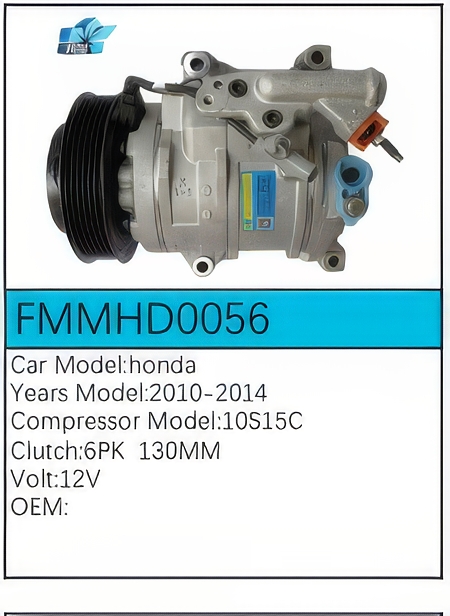 PartzBiz CE: -Compressor for Honda - FMMHD0056 PartzBiz CE: -Compressor for Honda - FMMHD0056