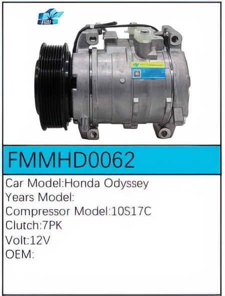 PartzBiz CE: -Compressor for Honda - FMMHD0062 PartzBiz CE: -Compressor for Honda - FMMHD0062