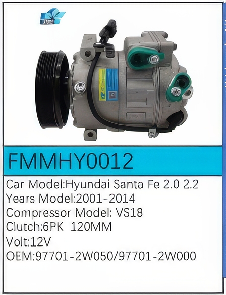 PartzBiz CE: -Compressor for Hyundai - FMMHY0012 PartzBiz CE: -Compressor for Hyundai - FMMHY0012