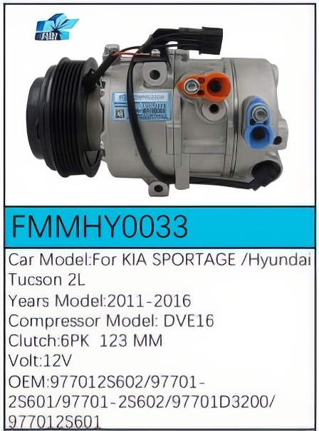 PartzBiz CE: -Compressor for Hyundai - FMMHY0033 PartzBiz CE: -Compressor for Hyundai - FMMHY0033