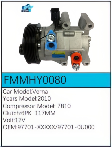 PartzBiz CE: -สำหรับคอมเพรสเซอร์ Hyundai - FMMHY0080 PartzBiz CE: -สำหรับคอมเพรสเซอร์ Hyundai - FMMHY0080