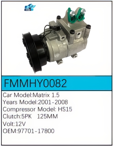 PartzBiz CE: -สำหรับคอมเพรสเซอร์ Hyundai - FMMHY0082 PartzBiz CE: -สำหรับคอมเพรสเซอร์ Hyundai - FMMHY0082