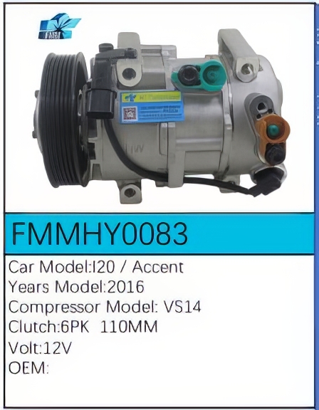 PartzBiz CE: -สำหรับคอมเพรสเซอร์ Hyundai - FMMHY0083 PartzBiz CE: -สำหรับคอมเพรสเซอร์ Hyundai - FMMHY0083